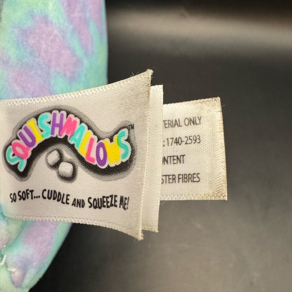 Squishmallows Rainbow TER  The NARWHAL - 7” Horn, Front Pouch Hard to Find - Picture 3 of 3